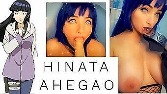 Büyük Göğüslü Sıcak Hinata Cosplay Kızı Oral Zevk Alıyor